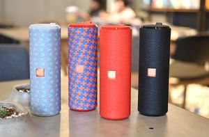 Colorful Fabric Long Column Portable Woofer Wireless 4.2 Bluetooth Speaker Column Stereo Subwoofer USB Speakers Waterproof Radio FM