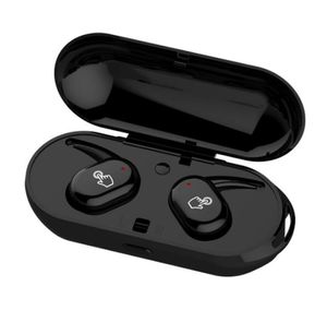 Mini Twins Kablosuz Bluetooth 4.1 Stereo Kulaklık Su Geçirmez Spor Kulaklık Kulak Kulaklık Kulakiçi TWS Smartphone Için Şarj Soketi Ile