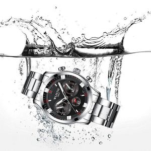 2018新しい時計メンズクォーツ腕時計3つの針ビジネスの防水ファッション学生の傾向のファッションジュエリー通りの防水腕時計