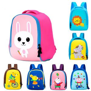 Милый Лев животных дизайн малыш ребенок кролик школьная сумка детский сад мультфильм собака рюкзак дошкольного 1-3 лет мальчики девочки