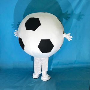 2018 Sıcak yeni Profesyonel Maskot Kostüm Yetişkin Boyutu Cadılar Bayramı Fantezi Elbise Sevimli Futbol Maskot Kostüm