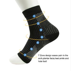 Comfort Foot Anti Fatigue Socks Women Compression Sleeve Elastic Men's Relieve Swell Ankle Sokken