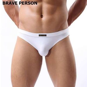 Män Underkläder Varumärke Brave Person Mens Briefs Högkvalitativa Män Andas Bekväma Briefs Bomull Underkläder Briefs B1132