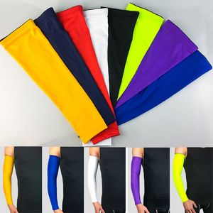 Solid cycling arm sleeve Sports Sleeves for softball, baseball Compression arm sleeve