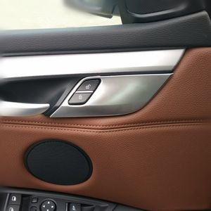 Carbon Faser Stil Auto Tür Sicherheit Lock Panel Dekoration Abdeckung Trim Für BMW X5 F15 X6 F16 2014-18 ABS 4 stücke Auto Innen Aufkleber