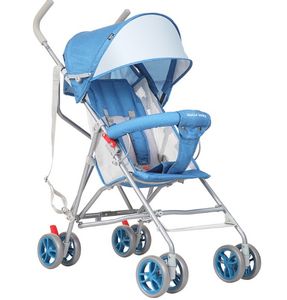 Kleiner zusammenklappbarer Kinderwagen für Neugeborene, faltbarer Anti-Schock-Kinderwagen, leichter Baby-Kleinkindwagen mit Liegesitz