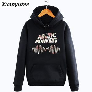 Mäns Hoodies Sweatshirts Arctic Monkeys Mens Vinter Bomull Hoodie England Hooded Pullover Jacka Kvinnor Mode Stil Harajuku 2XL