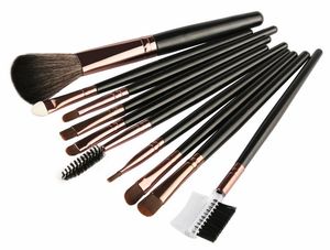 MAANGE 10 Pçs / Kit Pincéis de Maquiagem Set Sombra Em Pó Mistura Blush Sobrancelha Pente Cílios Lábio Cosméticos Beleza Make Up Brush Tool