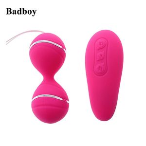 100% Waterproof Female Ben Wa Ball, Rechargeable Jump eggs, Kegel Vaginal Tight Vibrator Vibrating Egg for Women S19706