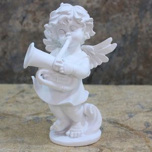 ヨーロッパスタイルの家の装飾樹脂小さな天使の天使の工芸品リビングルーム研究家具結婚祝いの記事