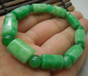 Smeraldo nuovo braccialetto braccialetto di giada