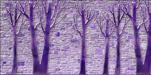 Wall Panel Wallpaper Helping amethyst tree background wall Art Mural for Living Room Large Painting Home Decor