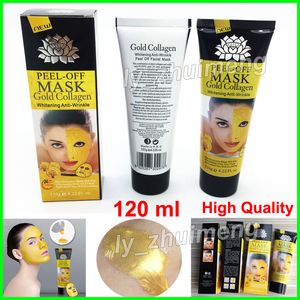 Máscara de Ouro Peel Off Gold Collagen 120 ml Limpeza Profunda peeling purifying off máscara facial Remover cravo Máscaras de ouro Peel