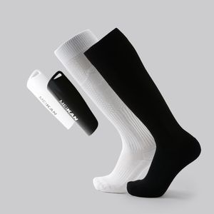 Professionell fotboll Shin Guards Pads Socks Sport Ben Guard Sleeves Kalvskydd Bomull Varm Tjockad Sockings Espinilleras