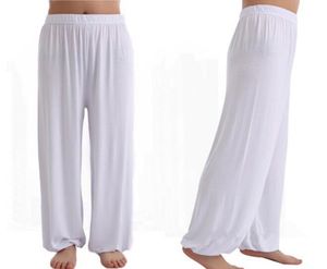 Kampsport Tai Chi Yoga Pant Acrobatics byxor Kung Fu beskurna byxor som kör britches män kvinnor