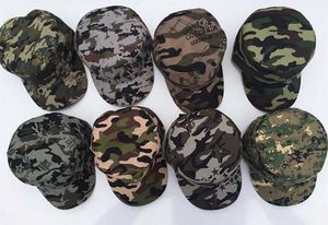 8-färg heta män och kvinnor Safe Fashion Camouflage Baseball Cap Sommar utomhus sport hatt Gratis frakt