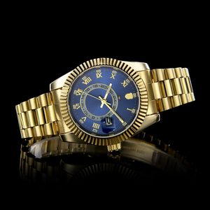 Orologi da uomo di alta qualità di alta moda 41 mm movimento automatico al quarzo orologio in acciaio inossidabile da donna278z