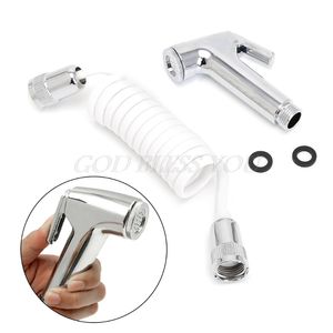 Handheld Shower Head Douche Toilet Bidet Spray Wash Jet Shattaf with Spring Hose