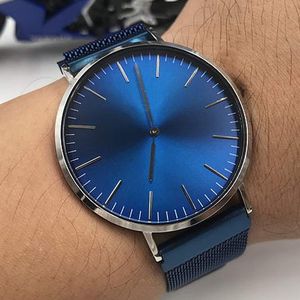 Moda Erkekler Kadınlar Saatler Paslanmaz Çelik Montre Homme Kuvars Bilek İzle Relogios Masculino Reloj Mujer En Kaliteli