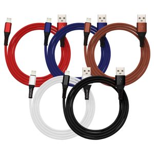 3FT 1M Micro USB-кабели для зарядных устройств для Samsung Galaxy S7 S6 LG Xiaomi Android Зарядка шнура зарядки SO6 Type-C Синхронизация данных кабеля