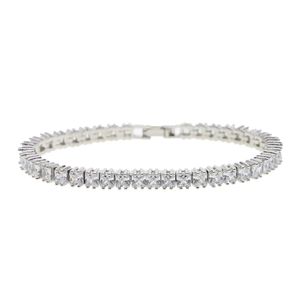 fashion sqaure cz paved tennis bracelet bangle for men hip hop jewelry iced out mens tennis chain bracelet for men
