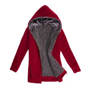Winter Sexy Designer Jackets with Zipper Women Black Red Gray Long Sleeve Jacket Loose Coat M-3XL