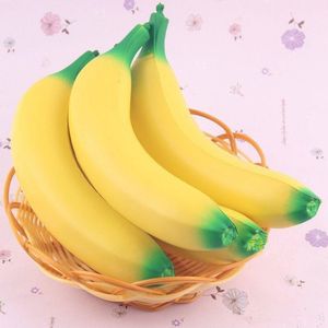 Pão De Banana venda por atacado-Brinquedos de descompressão do bebê Banana Moleque Super Lento Rising Jumbo Simulação Telefone Frutas Tiras Creme Suave Pão Perfumado Bolo Kid Toy Presente Divertido
