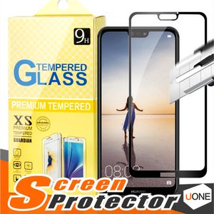 För J2 Core Huawei Mate 20 X P20 P10 P9 P8 Lite Pro Huawei Honor 7x 6x Ascend XT2 2.5D Full Cover FLIM Tempered Glass Screen Protector