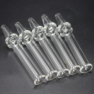 Paladin886 Y094 Smoking Pipes About 5.11 Inches Clear 2 Rings Dabber Sharp Tip Oil Rig Glass Hand Pipe Smooth Airflow