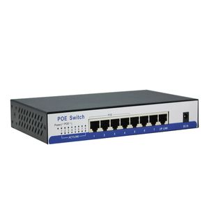 HYY02 8 Port 10 / 100Mbps PoE Przełącznik 4port PoE i 4Port Uplink Całkowita moc 65W Bezprzewodowa sieć aparatu IP IP