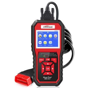 Nuovo KONNWEI KW850 OBDII OBD2 EOBD Strumento di scansione diagnostica per lettore di codici auto per auto 12V Con scatola al dettaglio UPS DHL 211F