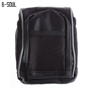 High quality 1680D material B - SOUL Cycling Bicycle Bike Front Basket Pouch Quick Release Handlebar Bag with Rain Cover