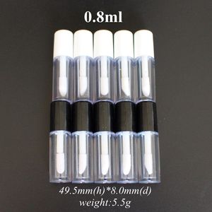 High Quality 0.8ml Plastic Lip Gloss Tube Bottle Small Lipstick Tube with Leakproof Inner Sample Cosmetic Container DIY