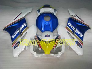 Motorradverkleidungsset für Honda CBR1000RR 04 05 CBR 1000RR 2004 2005 CBR1000 ABS Weiß blau Verkleidungsset + Geschenke HM06