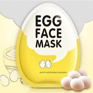Bioaqua ovo máscaras faciais Controle de óleo Máscara embrulhada máscara tenra hidratante Cuidados de cuidados com a pele com boa qualidade