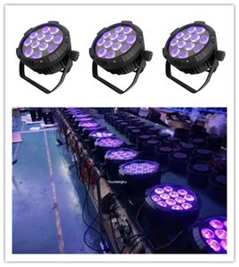 6 peças 12 * 18W RGBWA UV LED Par64 luz LED ao ar livre mini par Luzes 6in1 LED P1 DMX IP65