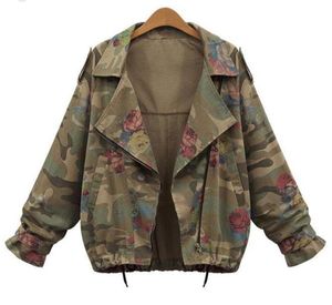 ingrosso Donne Giacca Camo-Cappotto per esterno Utility Camouflage Coat Camouflage Coat