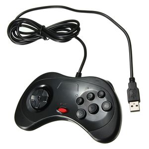 Retro Kablolu USB Klasik Oyun Denetleyicisi Gamepad Joypad için PC için Sega Satürn Sistemi Stil DHL Fedex EMS Ücretsiz Gemi