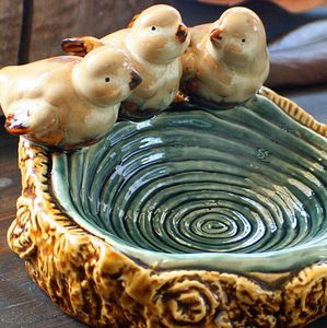 Vintage Yaratıcı seramik kuş küllük sabunluk Meyve şeker çanak ev dekor el sanatları odası dekorasyon el sanatları porselen heykelcik