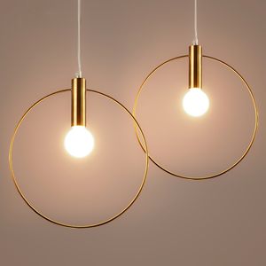 Modern Simple Iron Craft hanging lights Restaurant lamps Bar Cafe Creative Pendant Lights