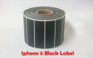 67mm*79mm black Blank adhesive thermal sticker label transfer shipping label paper 300pcs per roll use on ribbon printer for iPhone5s