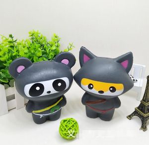 Kawaii Ninja Squishy Panda Devagar Risinig Super Macio Jumbo Squeeze Encantos Do Telefone Apaziguador Do Stress Crianças Presente Brinquedo Descompressão