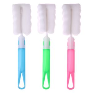 Practical Sponge Cup Cleaning Brushes with Plastic Handle home bar Cup Cleaning Brush Bottle Scrubber Sponge Brush for Tea Coffee Milk Cup