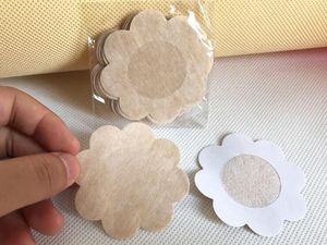 Factory Price! 20,000pcs(5pairs/pack) Womens Sexy Disposable Cubrepezon Nipple Cover Patch Breast Nipple Pad Petals