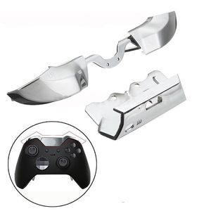 Серебряный LB RB Bumper Trigger Кнопка Средний Комплект Pad Part для Xbox One Elite Controller и новый стиль с 3,5 мм разъема Версии Бесплатный корабль