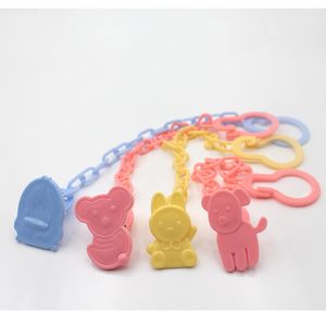Nuovo materiale plastico Materiale per bambini Sicurezza della catena del bambino Soocolotto clip del ciuccio per capefino resistente alla goccia