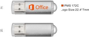 Bulk 50pcs Printed Custom logo USB 2.0 Flash Drive 1G 2G 4G 8G 16G Rectangle Engraved Personalize Memory Stick Pendrives for Computer Laptop