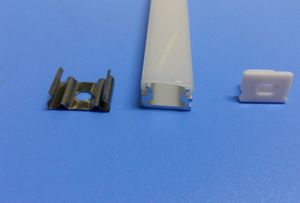 Kostenloser Versand Mattierte/klare/opale Diffusorlinse, schlanke, flache, dünne LED-Aluminiumprofile/Extrusion für LED-Streifenlicht