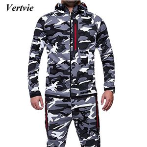 Hot vendendo novos homens moda camuflagem jaqueta outono macho hooded warm grossa wholese plus tamanho 3xl