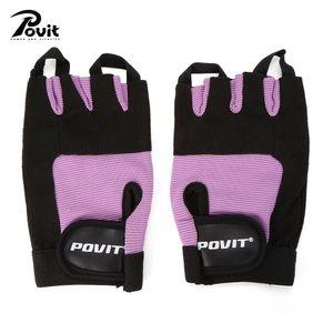 POVIT P - 8344 Guanti fitness mezze dita Allenamento con pesi in bicicletta